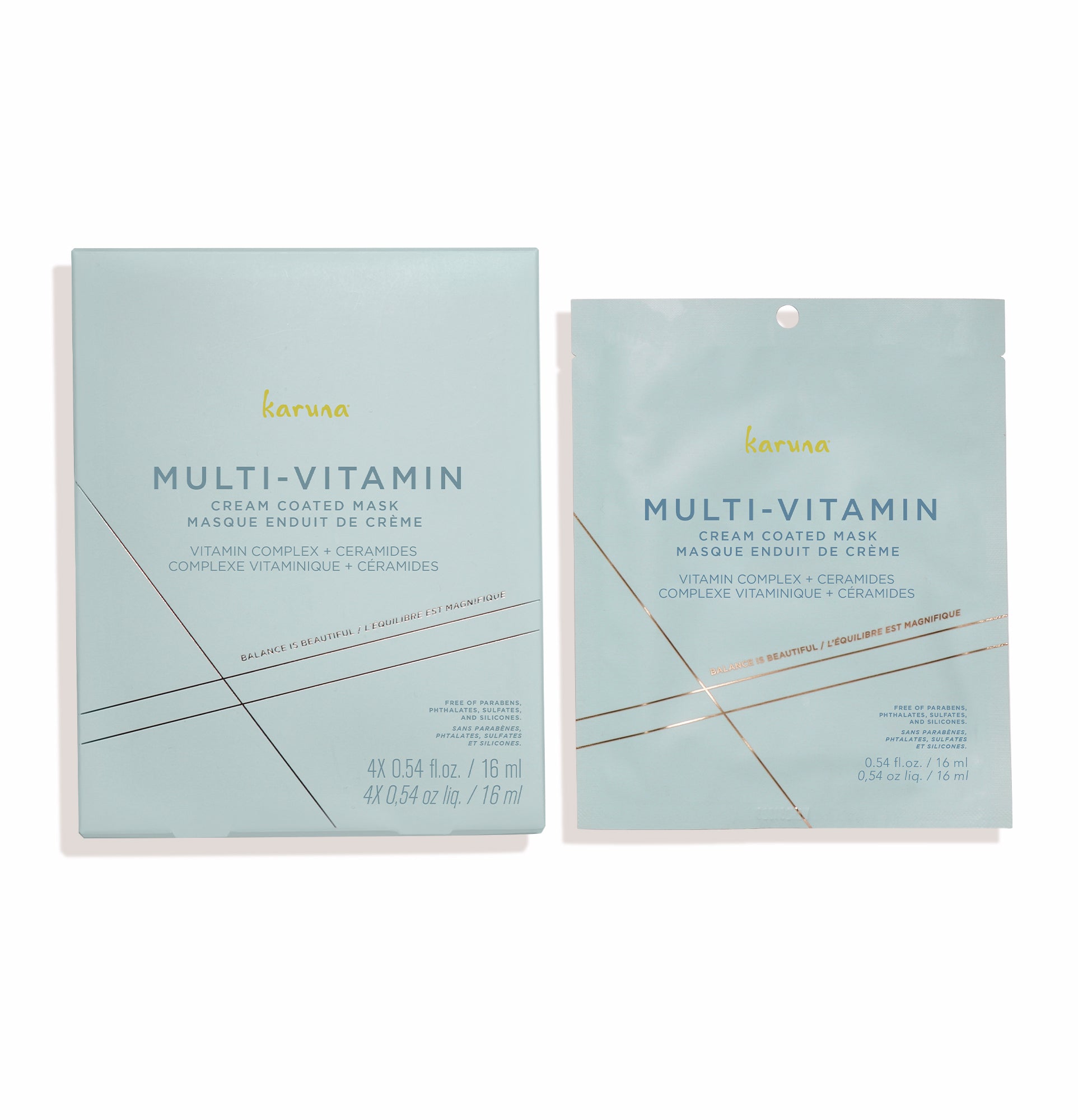 Karuna Multi Vitamin Cream Coated Face Mask - Hydrating & Nourishing Sheet Mask for Glowing Skin (1 Count) | Buy 4 Get 2 Free | Perfect for Daily Skincare Routine & Spa Night Self-Care