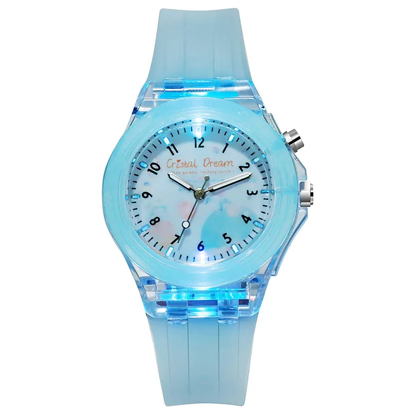 Waterproof LED Flash Wristwatch for Men Women - Digital Sports Watch with Alarm, Stopwatch - Perfect for Running, Hiking, Gym Workouts
