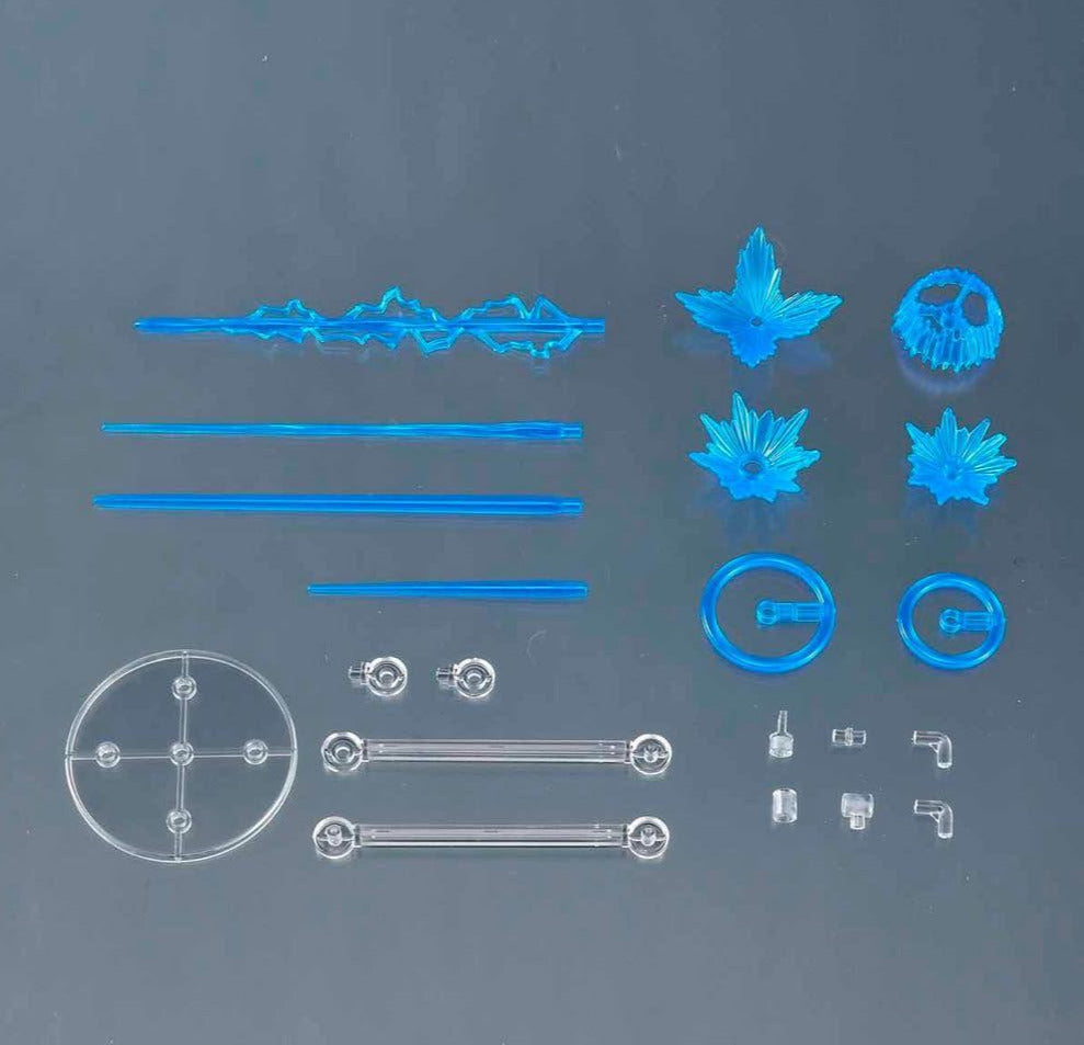 Bandai 30 Minutes Missions Customize Effect #2 Gunfire Image Blue Ver Model Kit - Action Figure Accessories for DIY Customization & Battle Scenes