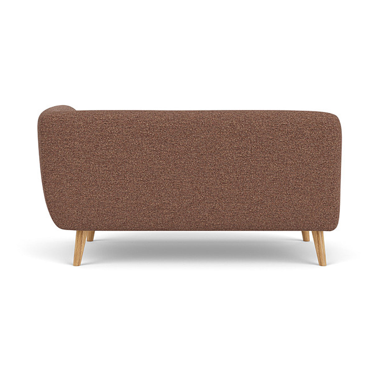 Alfred Boucle Right 2 Seater Modular Sofa - Modern Comfortable Sectional Couch for Living Room, Lounge & Small Spaces