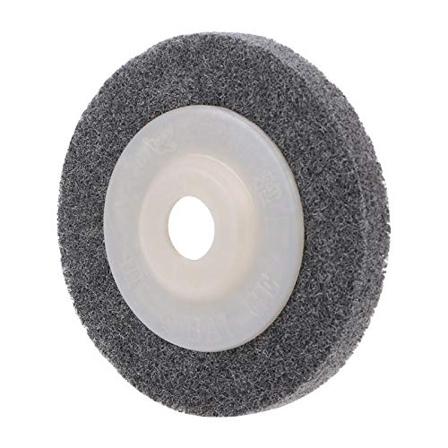 100mm Nylon Fiber Polishing Wheel Grinding Disc Abrasive Tools for Angle Grinder - Gray Color - Perfect for Metal Polishing, Rust Removal & Surface Finishing