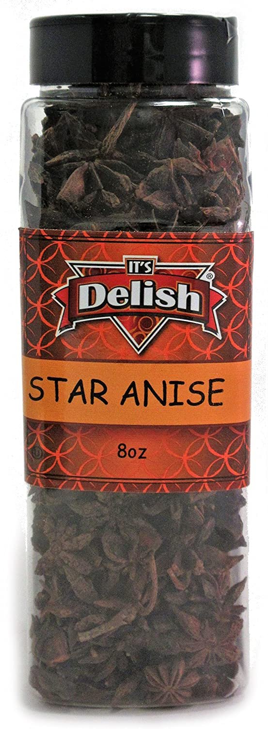 Premium Whole Star Anise Pods - 100% Natural Chinese Spice for Baking, Tea & Asian Cooking - Perfect for Pho, Mulled Wine & Holiday Recipes