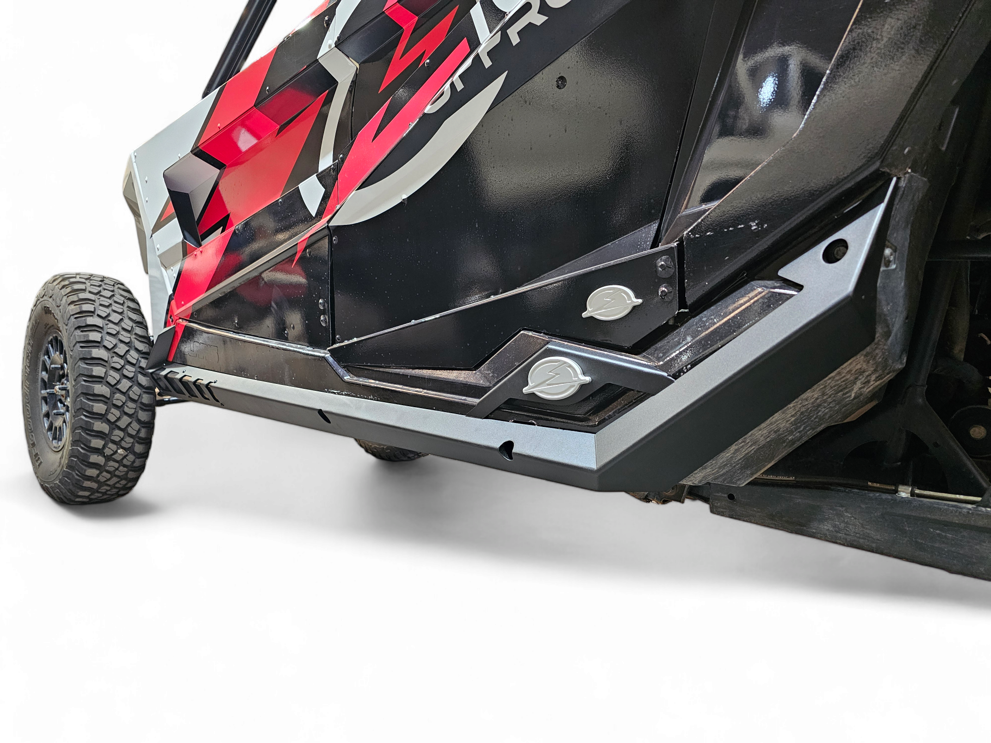 Polaris RZR Pro XP Pro R Turbo R 4-Seat Rock Guards - Heavy Duty Volt Series RKS610010 for Off-Road Protection (2020-2025 Models) | Perfect for Trail Riding & Rocky Terrain Adventures