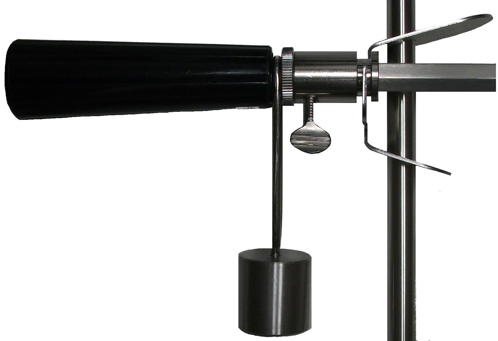 OneGrill Cordless Dual Post Open Fire Rotisserie System - 45 Inch Chrome with Matte Black Motor - Perfect for Backyard BBQs, Camping & Outdoor Cooking