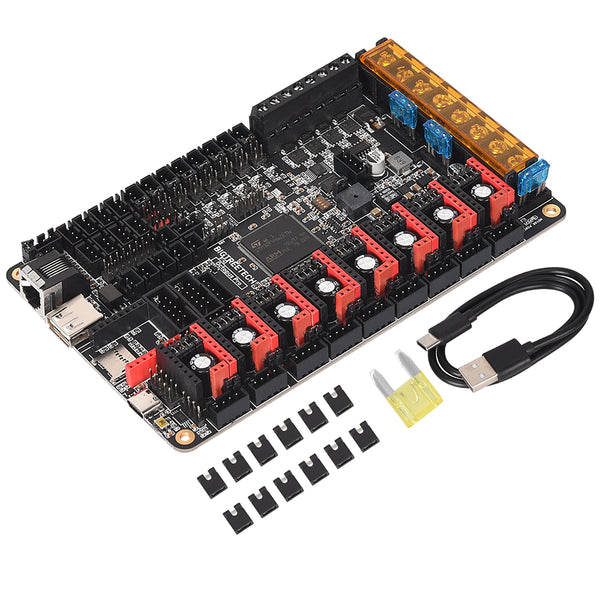 BIGTREETECH Octopus Pro V1.0 3D Printer Control Board - High Performance 32-bit MCU for DIY 3D Printing, CNC, and Robotics Projects | Perfect for TMC5160 Drivers and Multi-extruder Setups