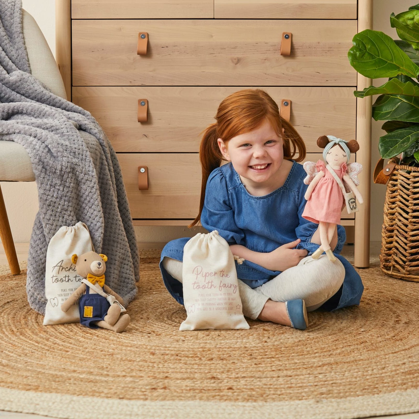 Piper & Archie I Lost My Tooth Fairy Friends - Kids Tooth Loss Keepsake Box for First Lost Tooth - Perfect for Bedtime Stories & Childhood Memories