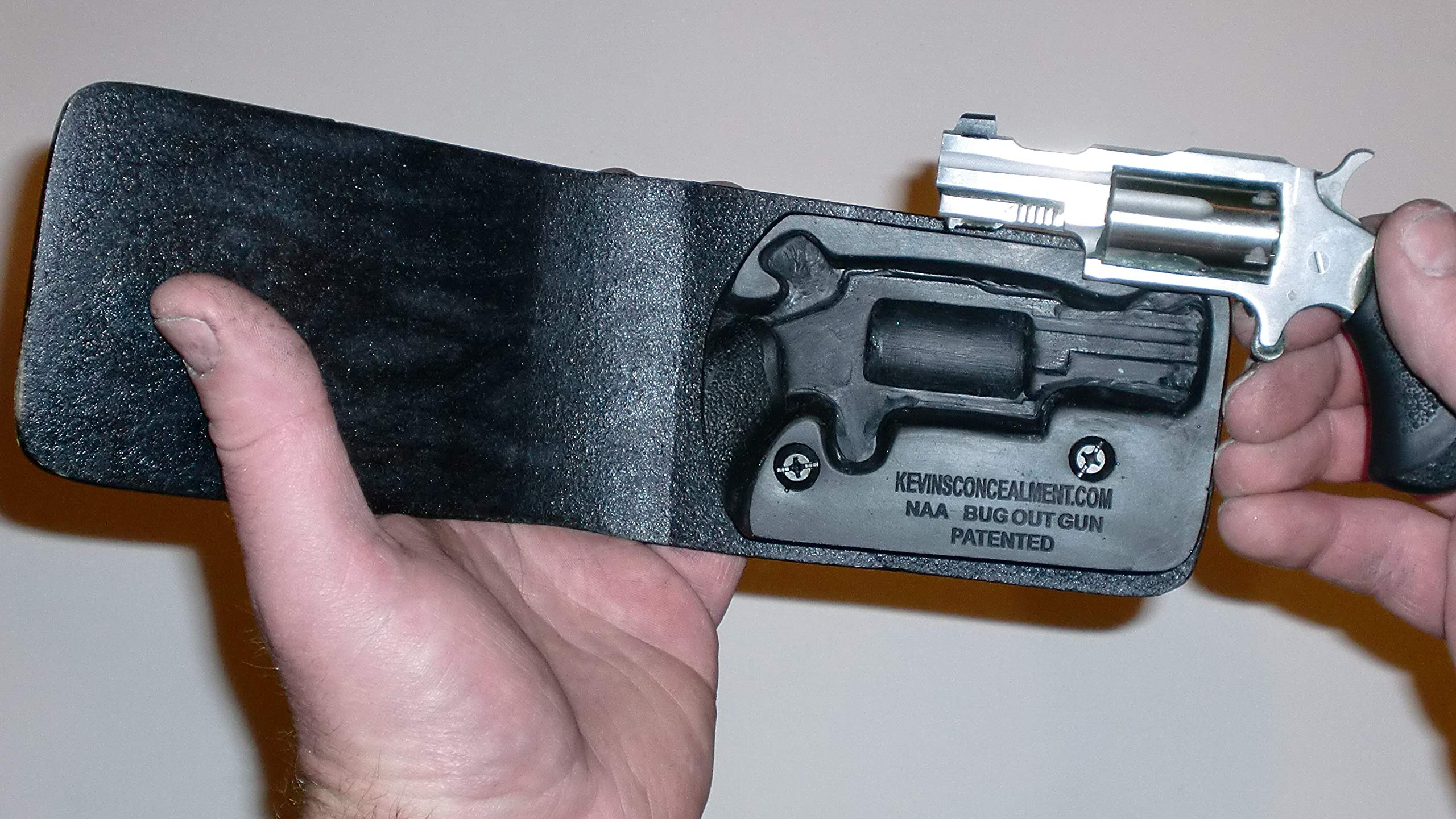 NAA Bug Out Gun Concealment Wallet Holster - Compact & Secure Hidden Carry for Self Defense - Perfect for Travel, Hiking, and Everyday Protection