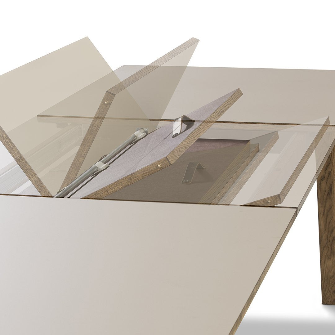 Ana Modern Dining Table - Solid Wood Kitchen Table for 6 - Perfect for Family Dinners & Entertaining Guests