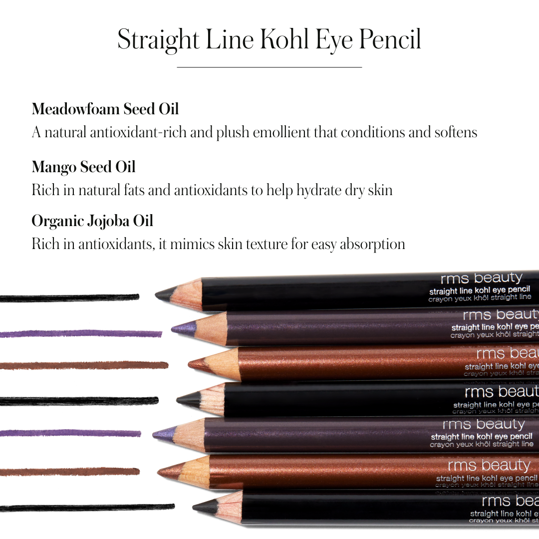 Waterproof Straight Line Kohl Eyeliner Pencil - Long Lasting Smudge Proof Eye Makeup for Dramatic Looks | Perfect for Parties, Weddings & Everyday Wear