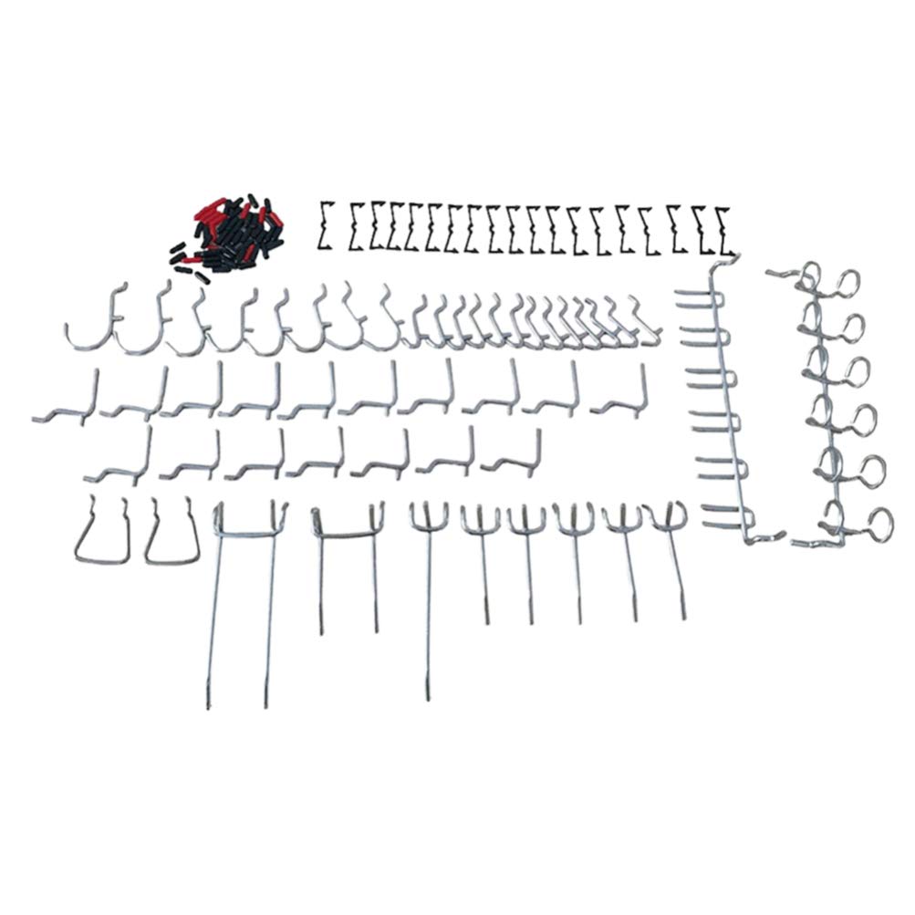 VILLCASE 81Pcs Heavy Duty Metal Hooks Set - Stainless Steel Wall Mount Hooks for Clothes, Towels, Hats & Home Organization - Perfect for Bathroom, Kitchen, Bedroom & Garage Storage (Silver)