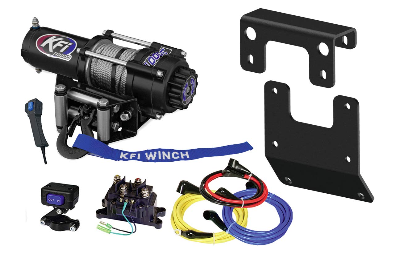 KFI A3000 3000lb Winch Mount Kit for 2020 Tracker 700EPS - Off-Road Recovery