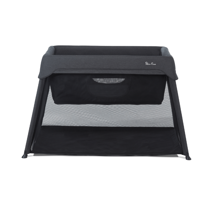 Silver Cross Slumber Travel Crib - Portable Baby Bed with Carbon Frame | Lightweight Foldable Crib for Travel, Home & Nursery Use | Perfect for Newborns & Toddlers
