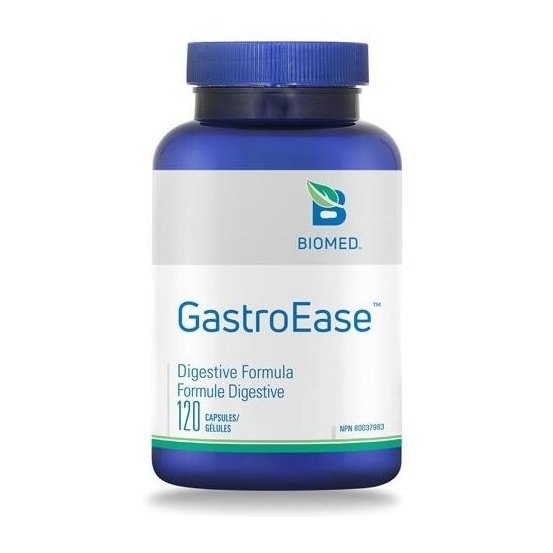 Biomed Gastroease Digestive Support Supplement - 120 Capsules for Gut Health & Comfort | Ideal for Travel, Stress Relief & Daily Wellness