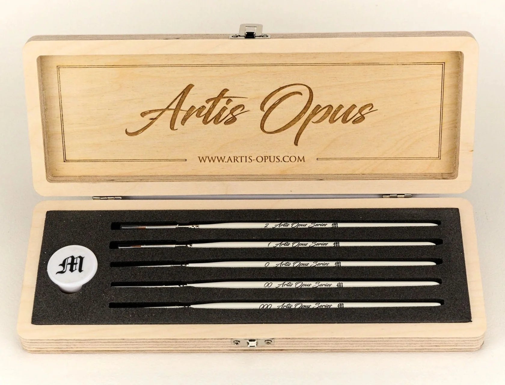 Artis Opus Series M Brush Set - 5 Premium Makeup Brushes for Flawless Blending & Contouring | Perfect for Professional Makeup Artists & Beauty Enthusiasts