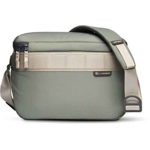 Nomatic LUMA Camera Sling Bag (12L, Sage Green) - Waterproof & Lightweight DSLR Camera Backpack for Photographers, Travel & Outdoor Adventures