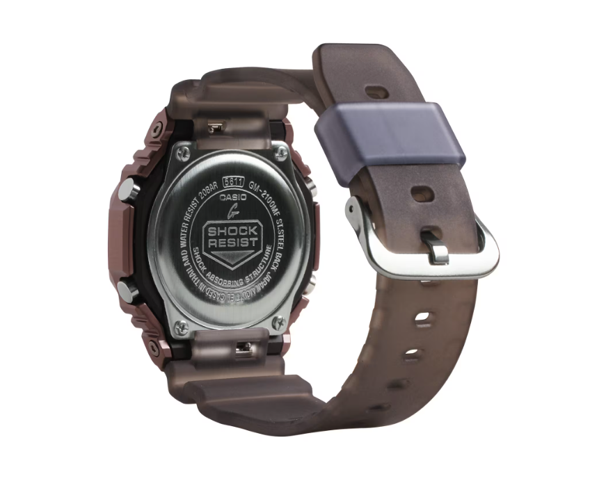 G Shock GM2100MF-5A Limited Edition Ana Digi Gold Ion Plated Bezel Men's Watch - Durable Sports & Casual Timepiece for Outdoor Activities, Work & Everyday Wear
