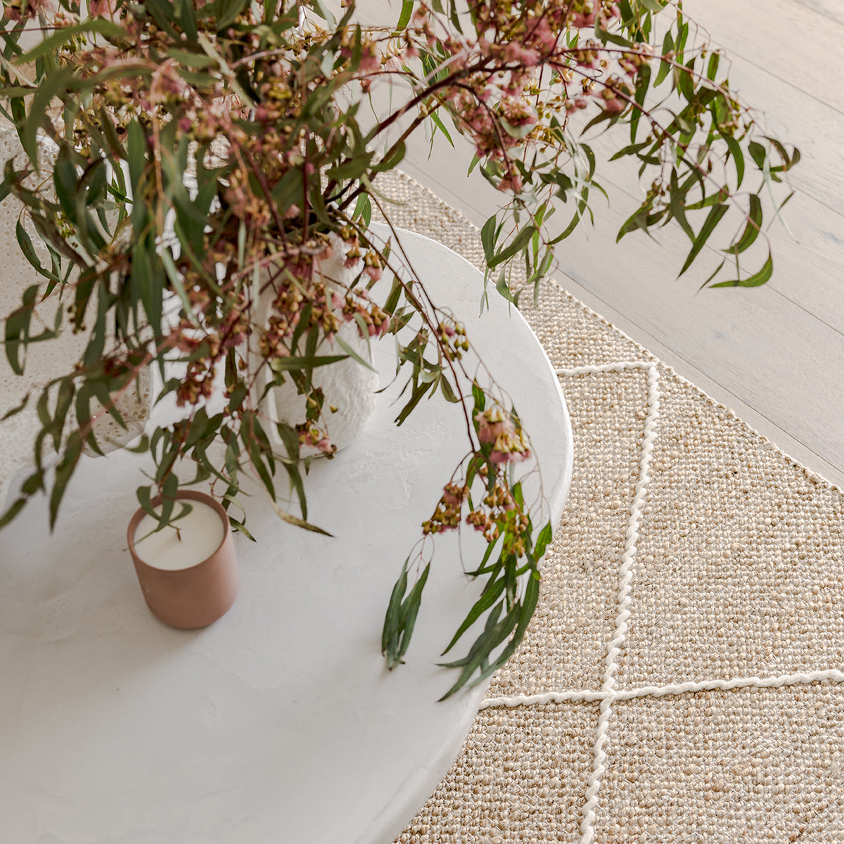 Natural Earth Rug - Eco-Friendly Handmade Jute Rug for Living Room, Bedroom, or Home Decor