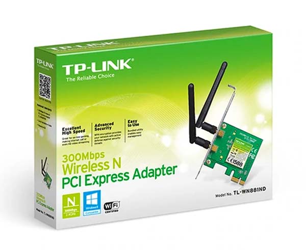300Mbps High-Speed Wireless N PCI Express Adapter for Desktop PC - Stable WiFi Connection for Gaming, Streaming & Home Office