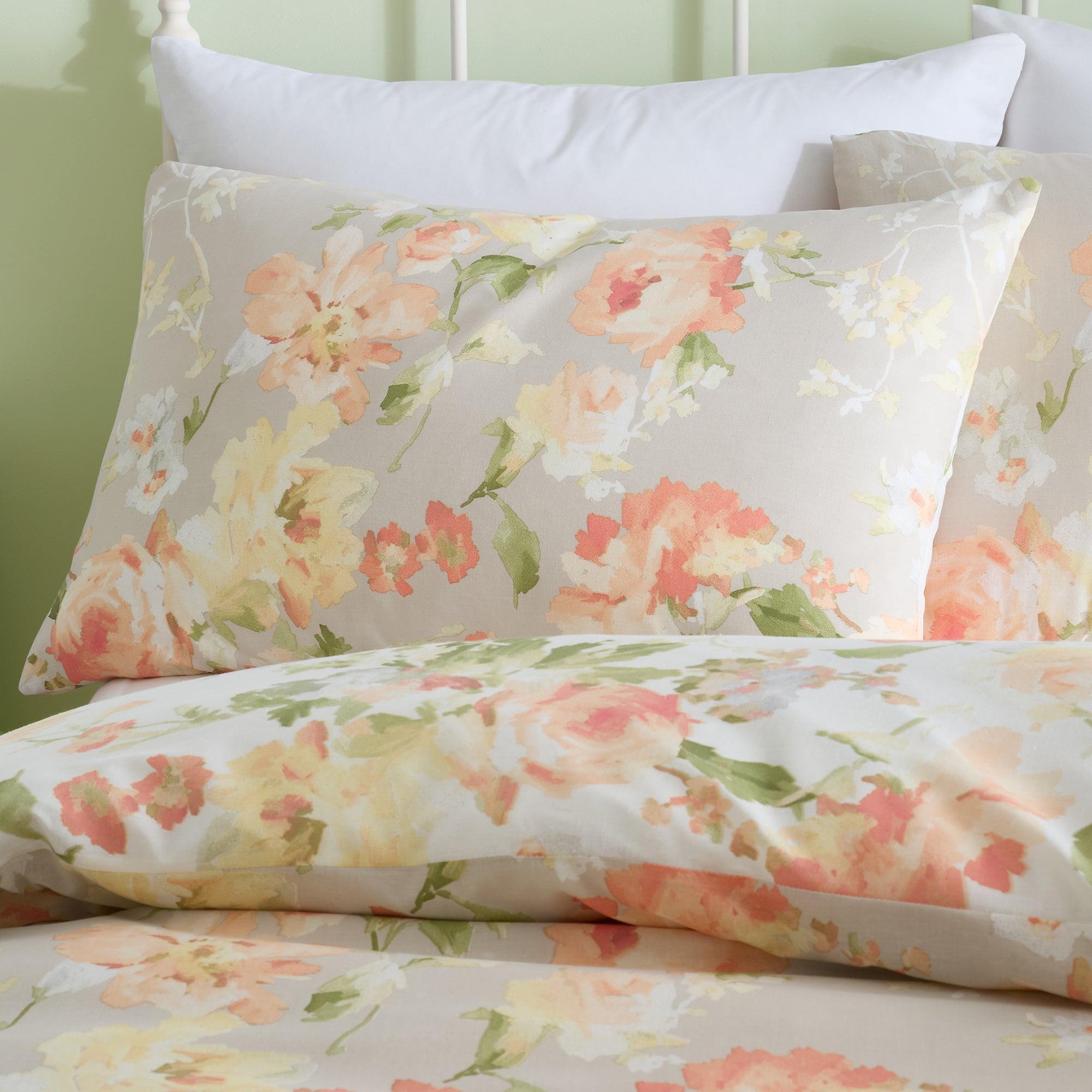 Dreams & Drapes Flourette Duvet Cover Set - Natural Cotton Soft Bedding for Cozy Sleep & Stylish Bedroom Decor