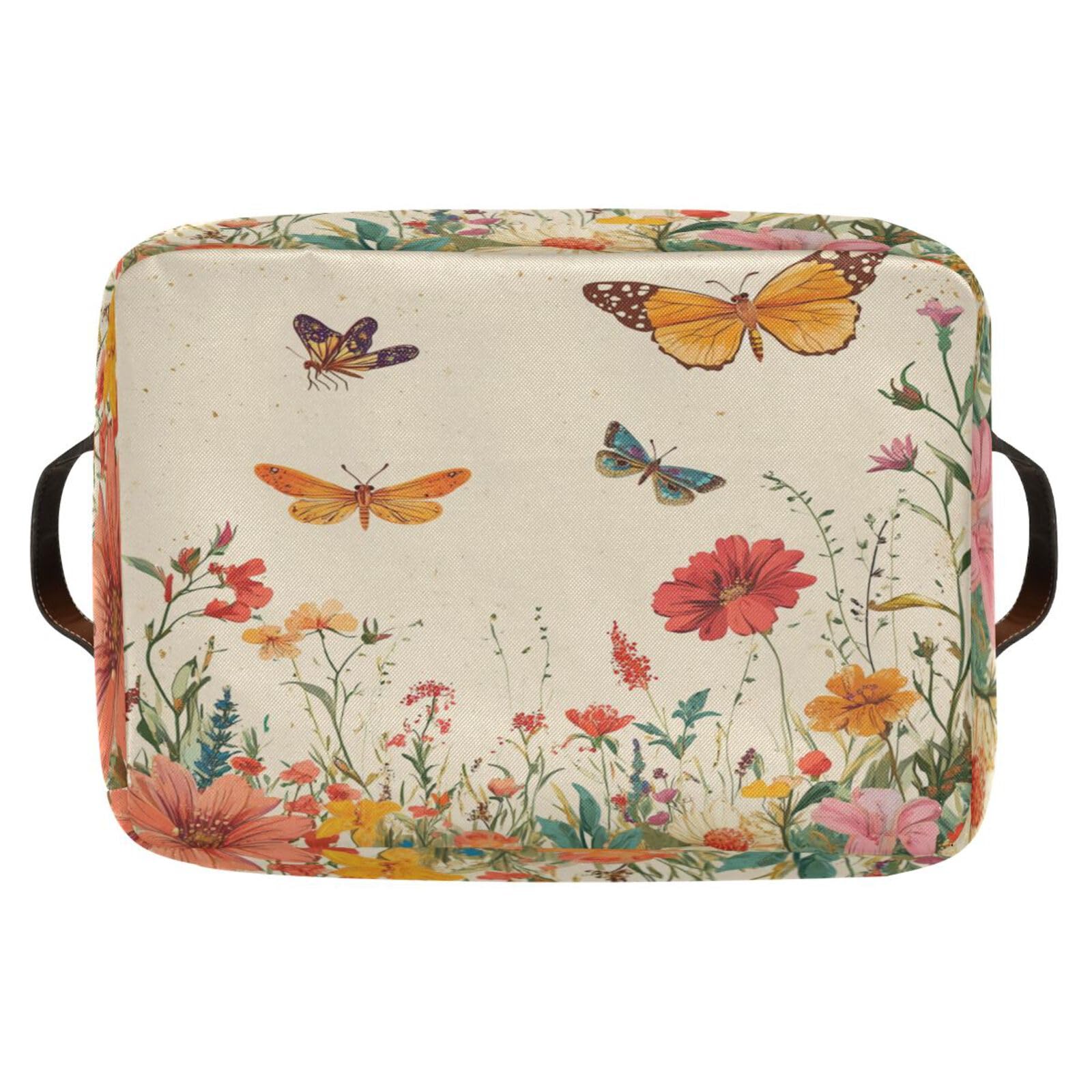 Large Fabric Storage Bins with Handles - Collapsible Organizer for Clothes, Toys & Home