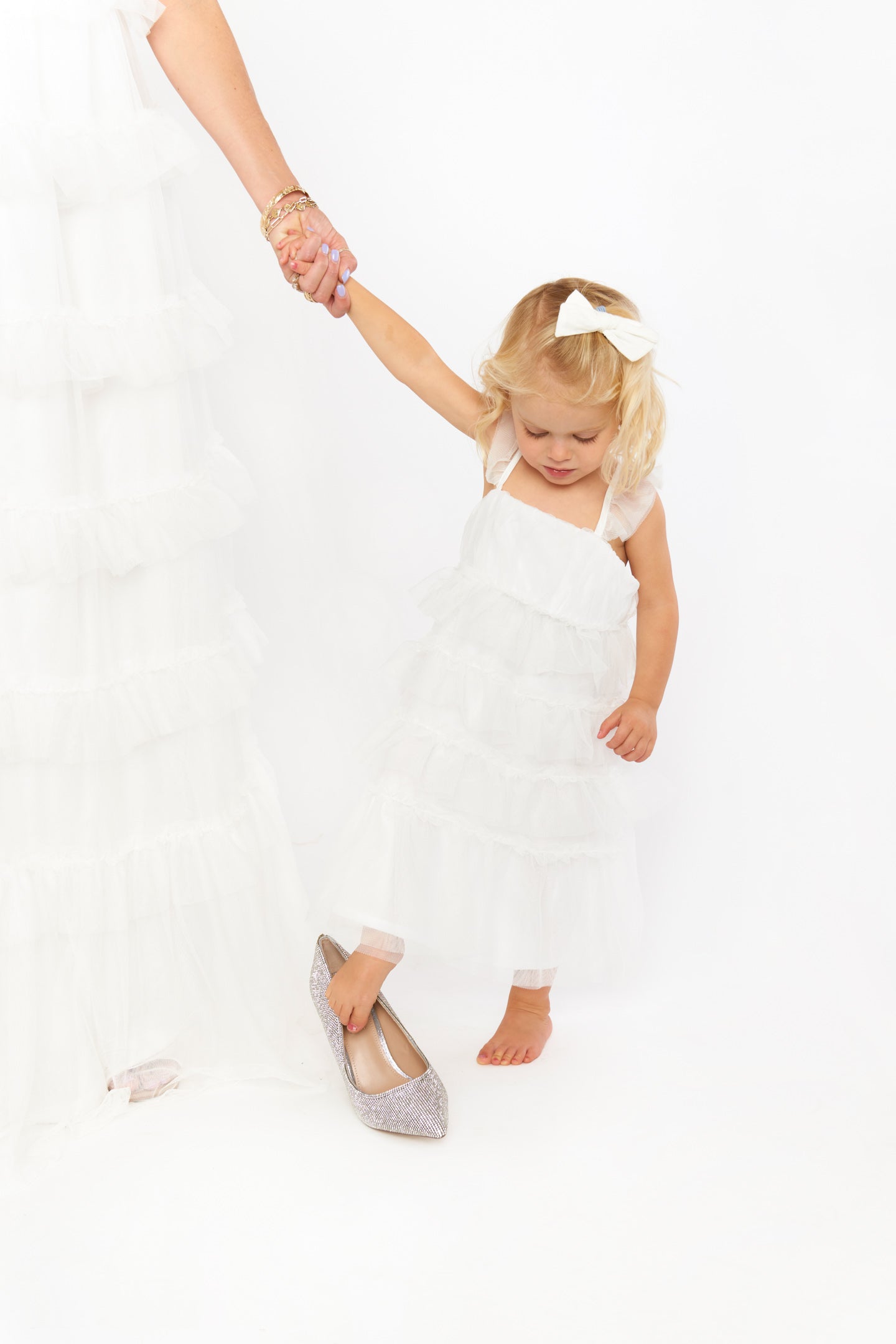 Little Fairytale Dress for Girls - White Tulle Princess Party Dress | Perfect for Birthday, Pageant, Flower Girl & Special Occasions