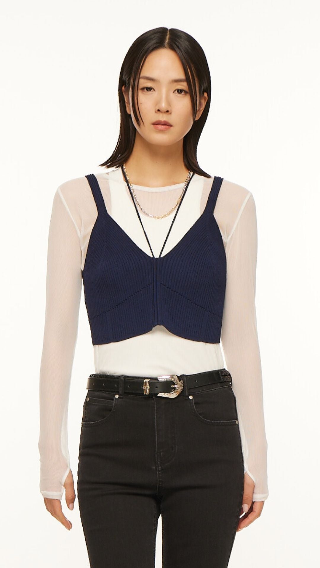 Women's Stylish Lace-Up Knit Vest - Trendy Casual Cardigan for Fall & Winter - Perfect for Layering with Dresses, Shirts & Jeans | Office, Date Night, Weekend Outfits