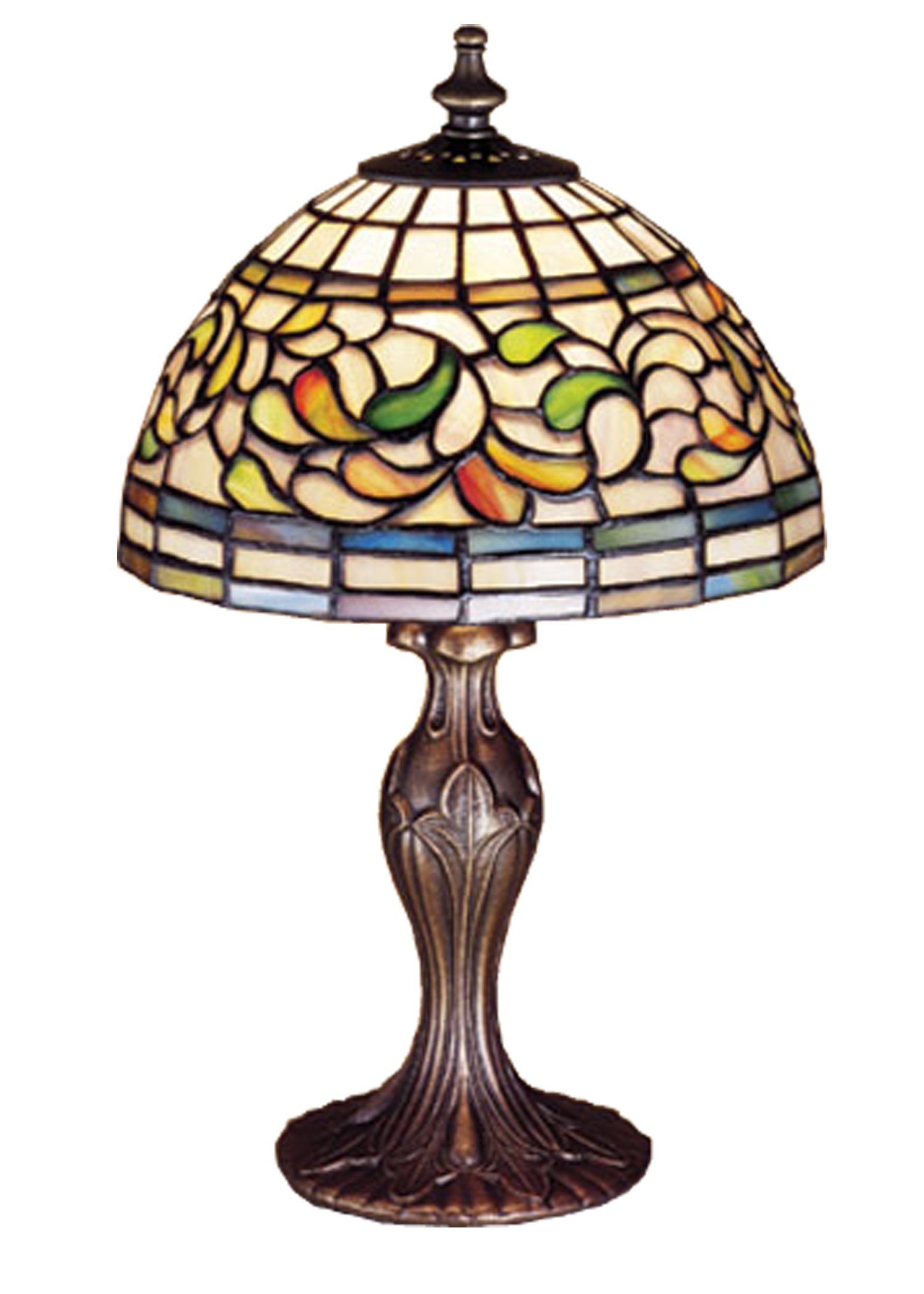 Meyda Tiffany 30314 Stained Glass Table Lamp - 13.5