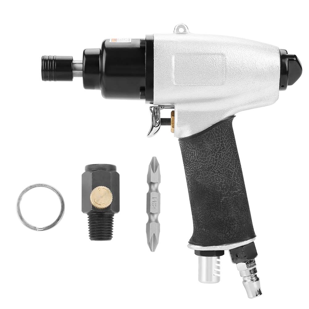 Industrial Pneumatic Screwdriver with Double Hammer Strike - 1/4