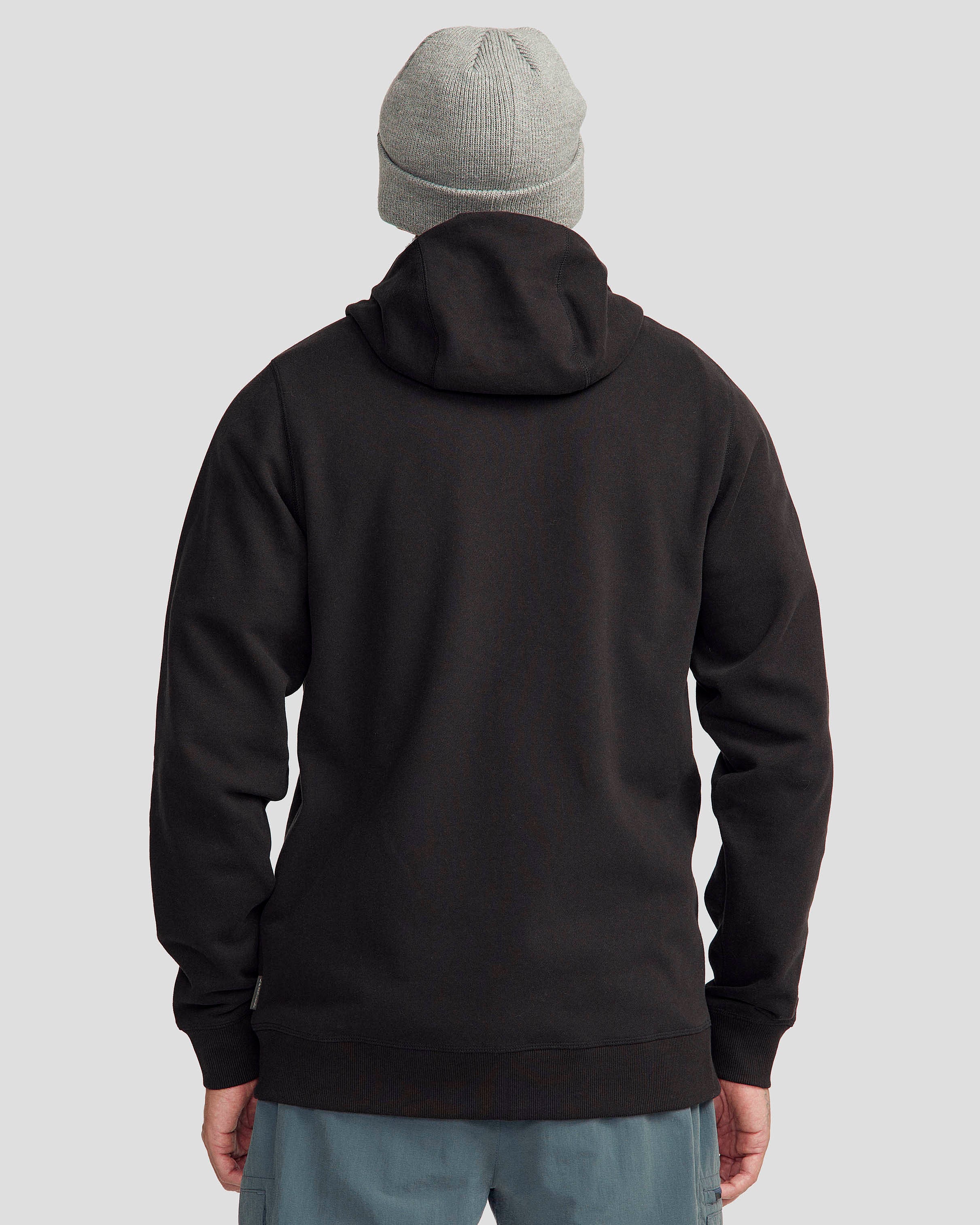 Men's Full Zip Hoodie Black Stingray - Stylish & Comfortable Jacket for Outdoor Activities & Casual Wear