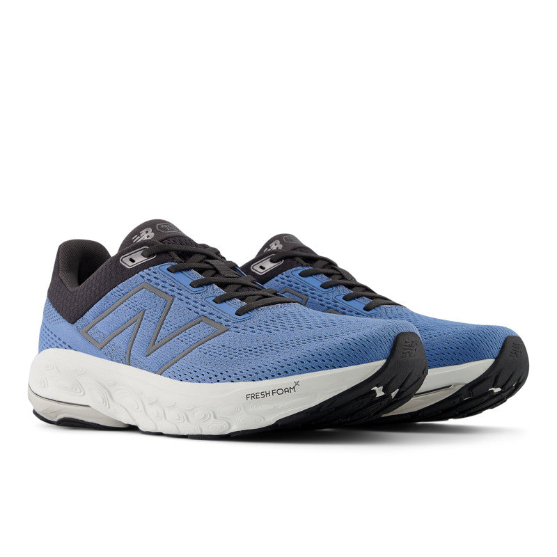 New Balance Men's Fresh Foam X 860v14 Wide Running Shoes - Blue Laguna/Black Cement/Grey Matter - Stability & Cushion for Long Distance Running, Jogging, Workouts & Daily Wear