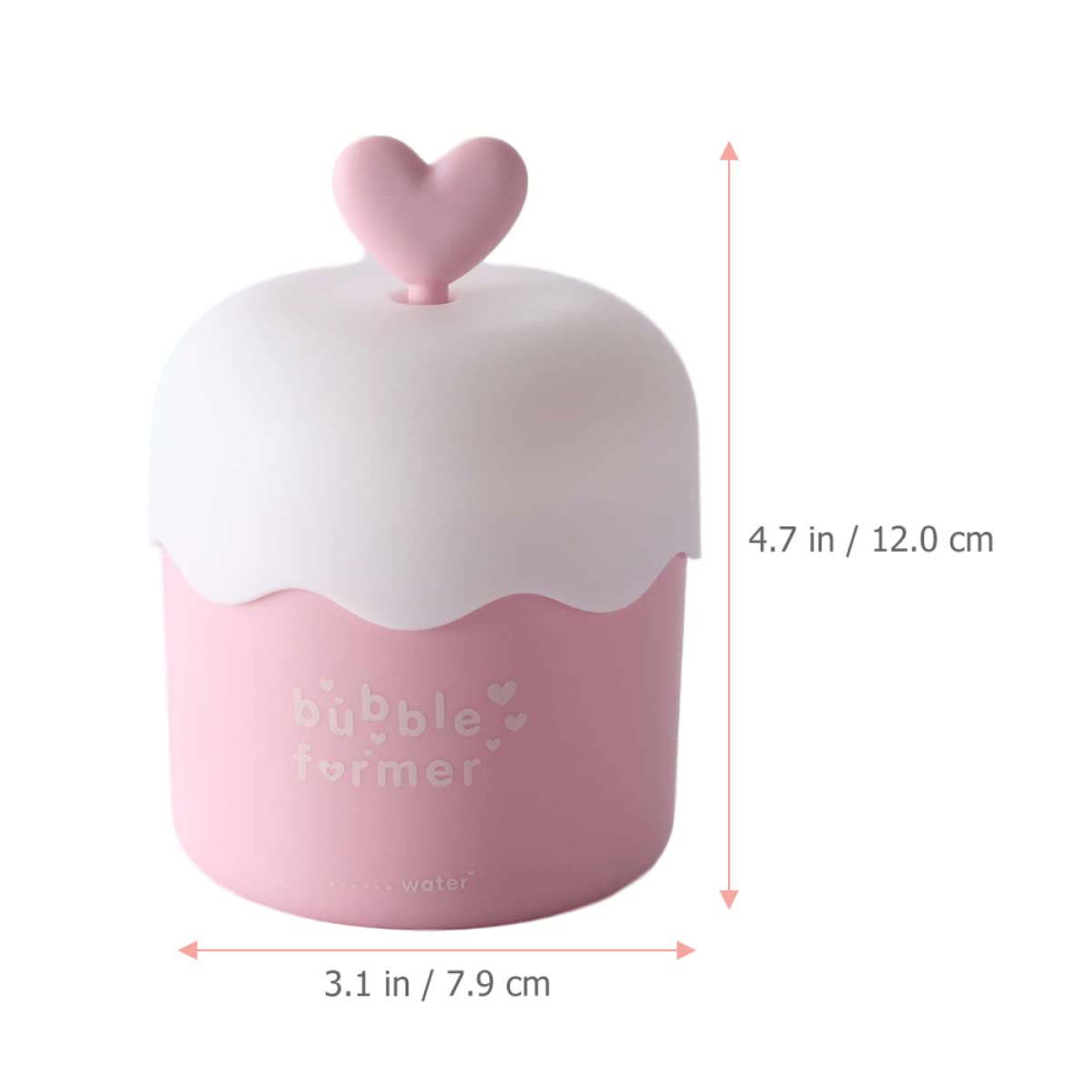LALAFINA 3-Piece Push Beauty Bubble Maker Set - Facial Foam Cup, Face Wash Foamer, Skincare Foam Cleaner & Milk Frother - Hand Pressure PP Foam Whip Maker for DIY Skincare & Coffee Foam