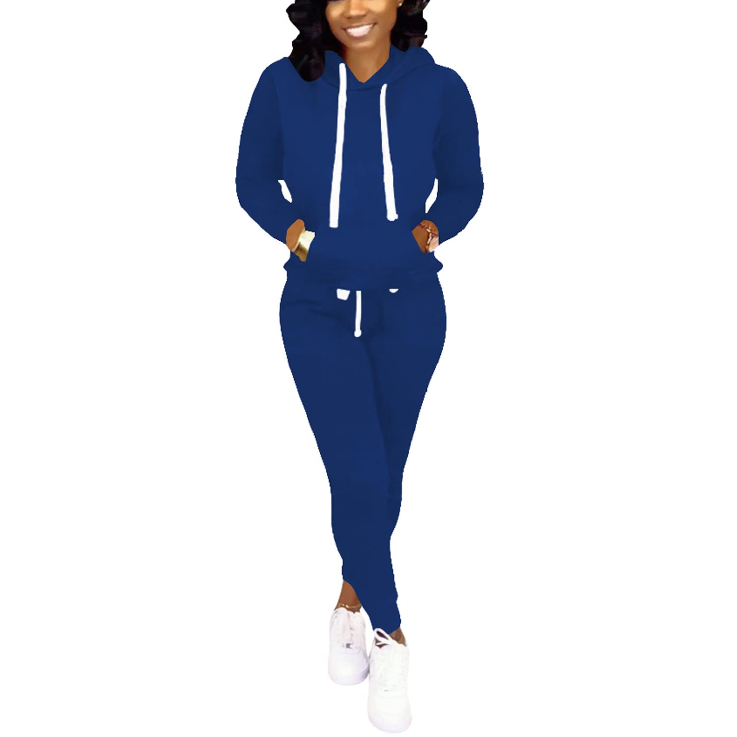Nimsruc Women's Two Piece Jogging Suits - Casual Tracksuit Set for Running, Gym & Lounge Wear
