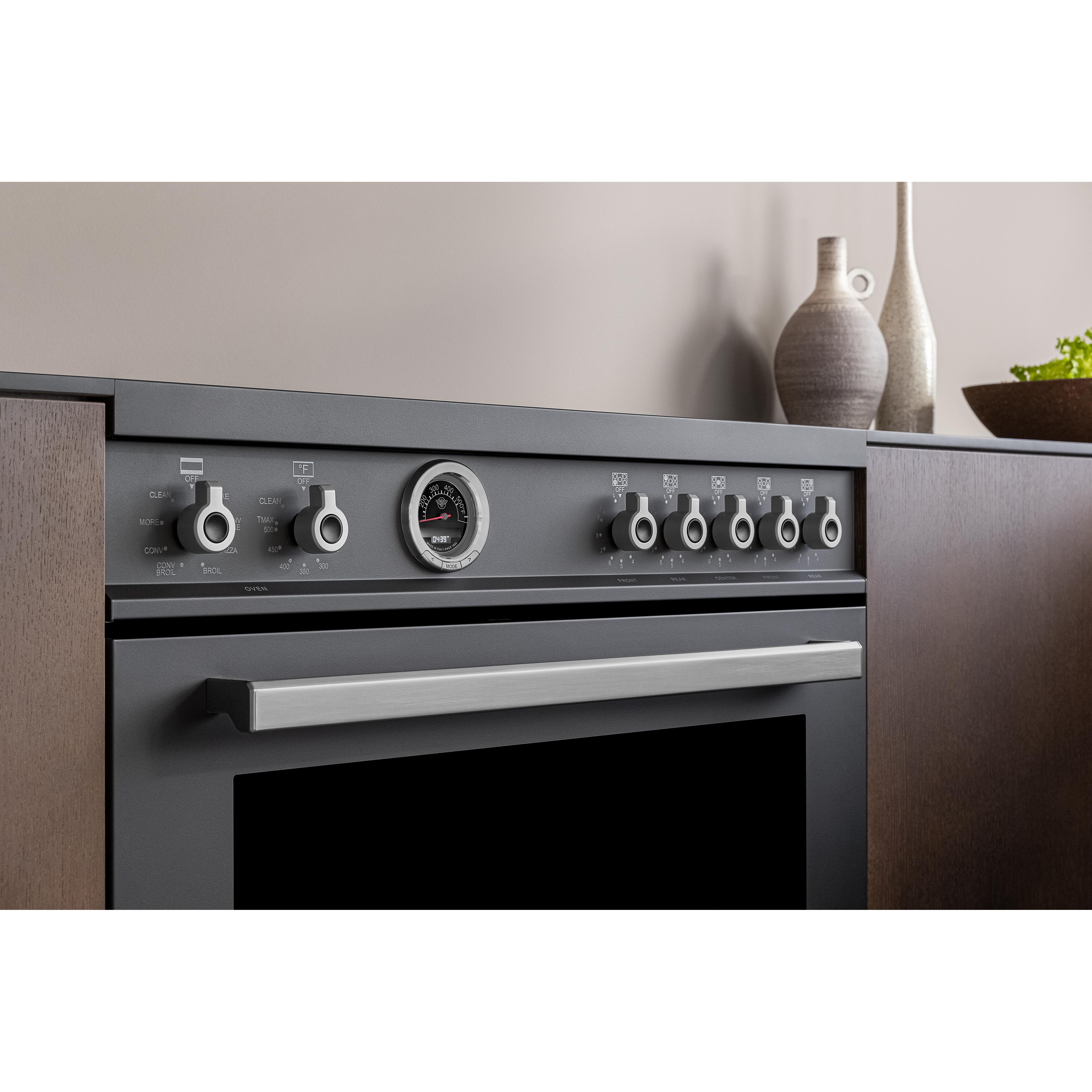 Bertazzoni PRO365ICFEPCAT 36-Inch Freestanding Induction Range - Professional Series, Stainless Steel, Electric Cooktop for Modern Kitchens - Perfect for Home Chefs & Gourmet Cooking