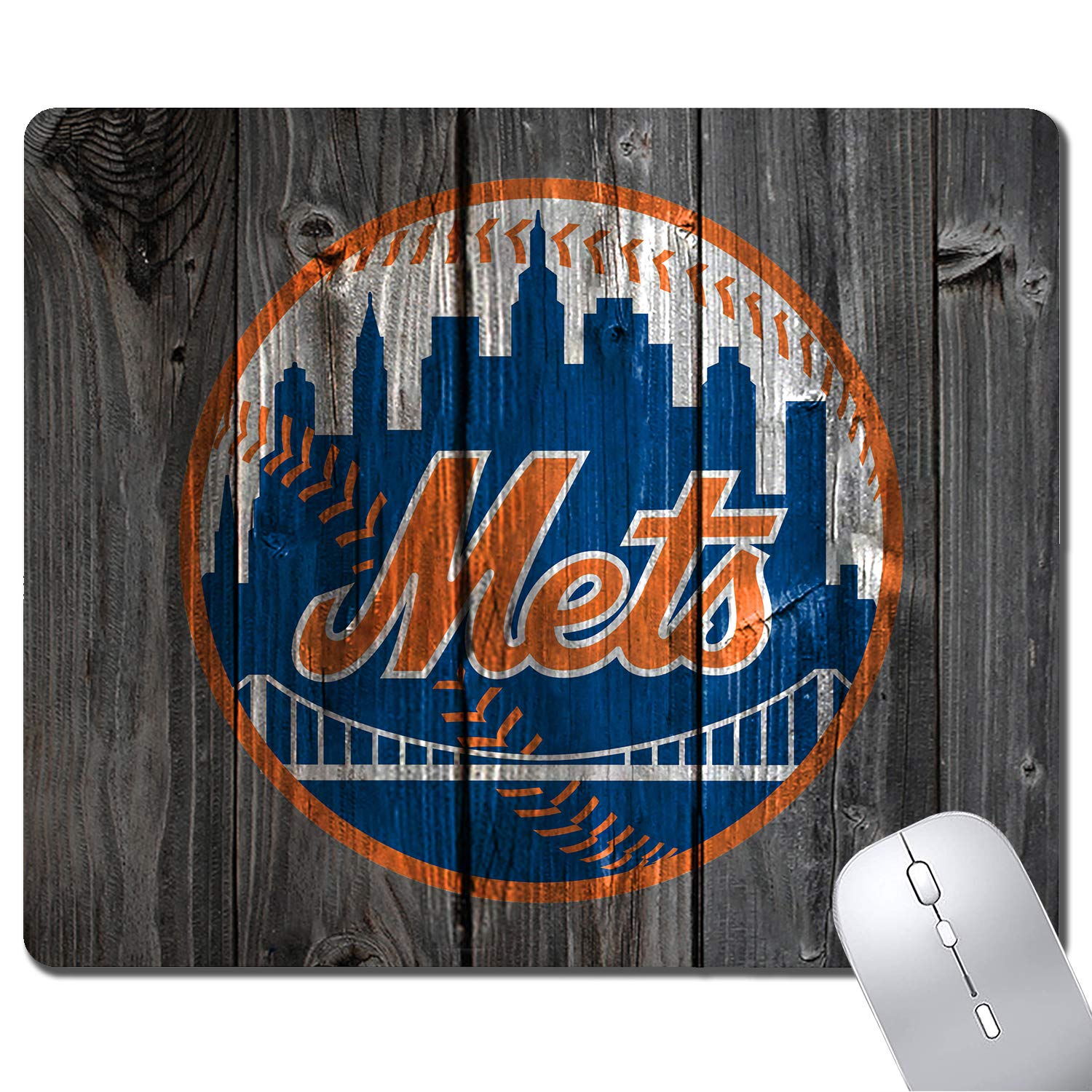 Premium Wood Grain Design Non-Slip Gaming Mouse Pad - Large Computer Desk Mat with Rubber Base for PC/Laptop - Perfect for Office Work, Gaming & Home Office Setup