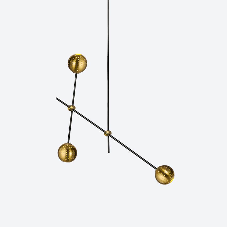 APENERA 3-Light Pendant Lighting Fixture with Yosh Shade - Modern Ceiling Light for Dining Room, Kitchen Island & Bedroom
