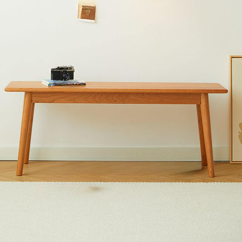 Modern Solid Color Unfinished Wood Dining Bench - Simple & Stylish for Kitchen, Dining Room, or Breakfast Nook