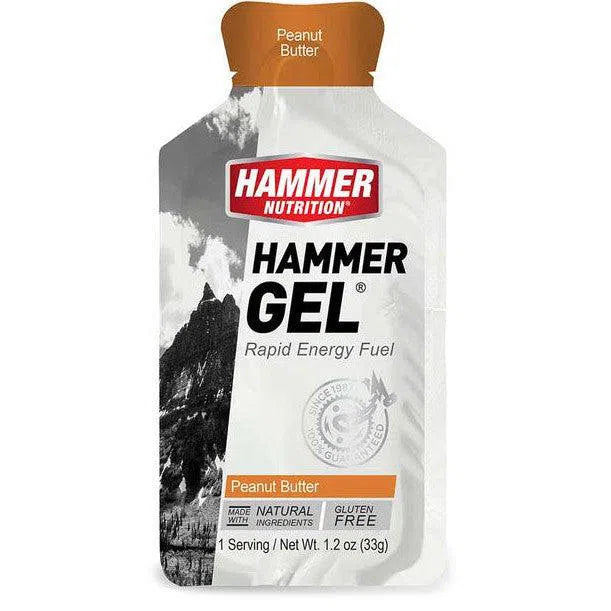 Hammer Nutrition Hammer Gel - Energy Gel for Endurance Athletes | Fast-Acting Carbohydrate Fuel for Running, Cycling & Triathlon Training