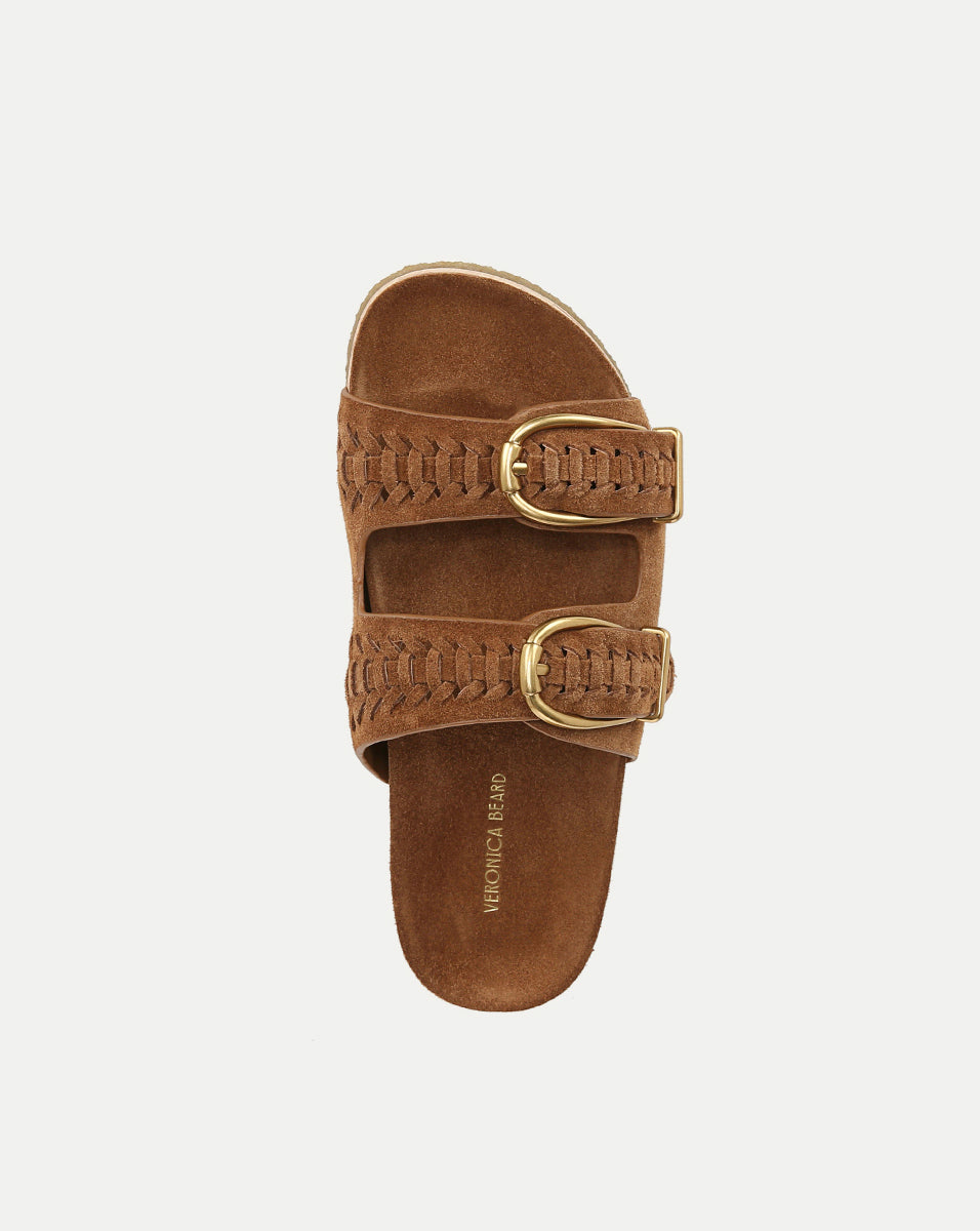 Paige Buckle Sandal - Women's Comfortable Leather Strappy Sandals with Adjustable Buckles | Perfect for Summer, Beach, and Casual Outings