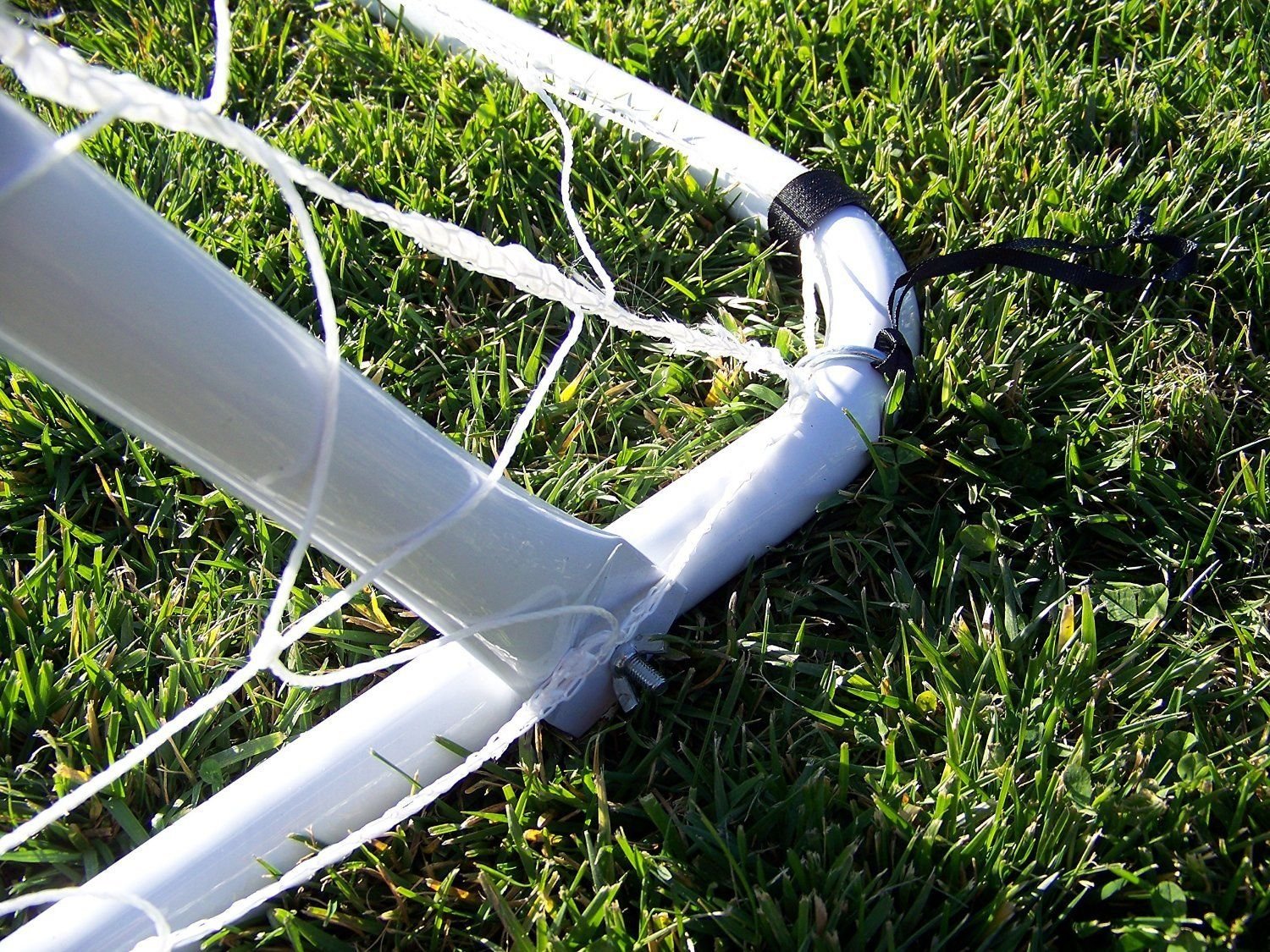 12x6 Ft Powder Coated Galvanized Steel Soccer Goal with Net - AYSO Regulation Size Portable Training Goal for Backyard, Practice & Games | All-Weather Durable Construction | 1 Year Warranty | Perfect for Youth Soccer Training, School PE Classes & Family Backyard Fun