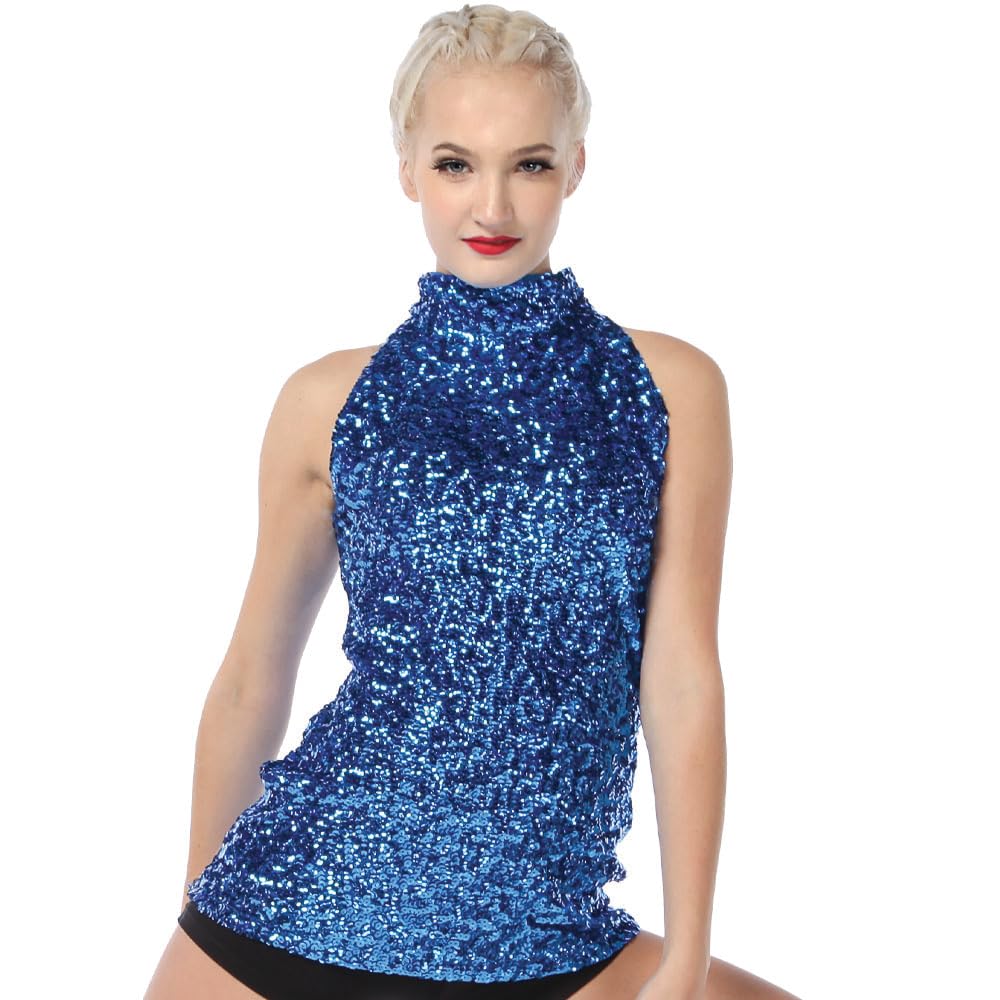 Women's Sequin Sparkle Tank Tunic Dress - Elegant Party Wear for Night Out, Club, and Special Occasions