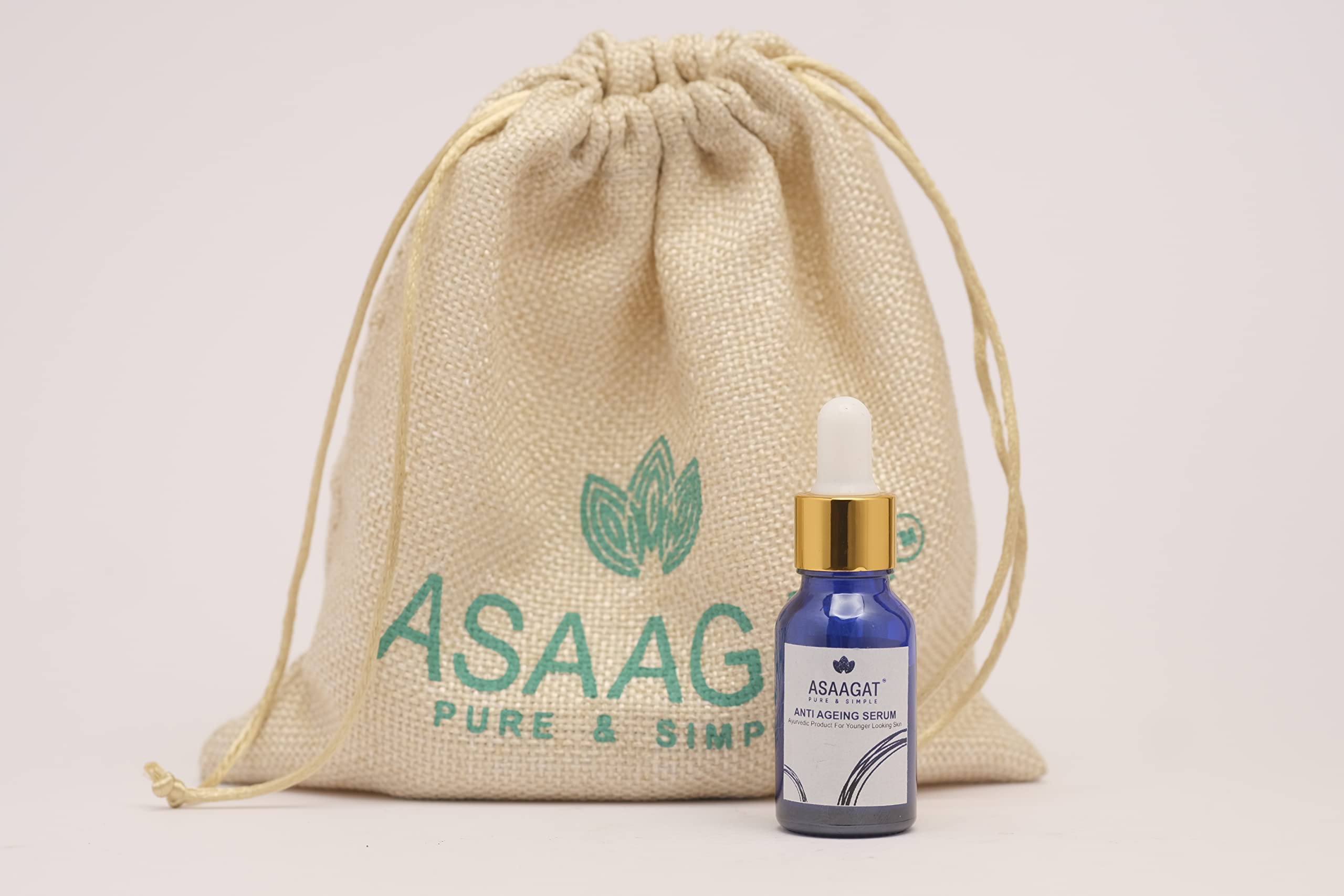 Asaagat Vitamin C Anti-Aging Serum for Face - Reduce Dark Spots, Wrinkles & Fine Lines | Brightening Serum with Antioxidants for Glowing Skin | Toxin-Free Formula for Hyperpigmentation Treatment | Perfect for Night Routine & Daily Skincare - 10ml