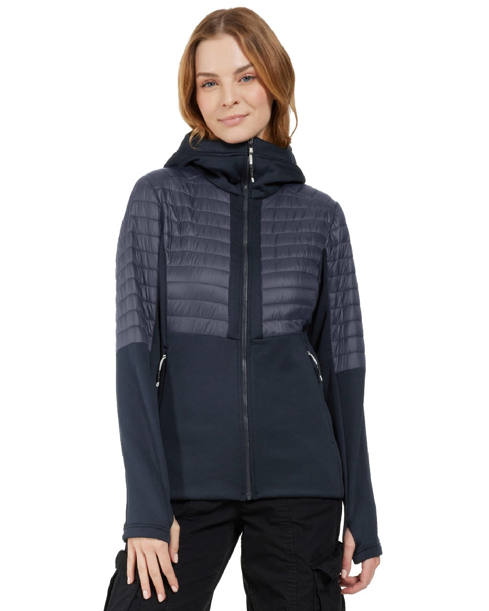 Didriksons Women's Annema Full Zip Waterproof Winter Jacket - Warm Windproof Ski Coat for Outdoor Activities & Snow Sports