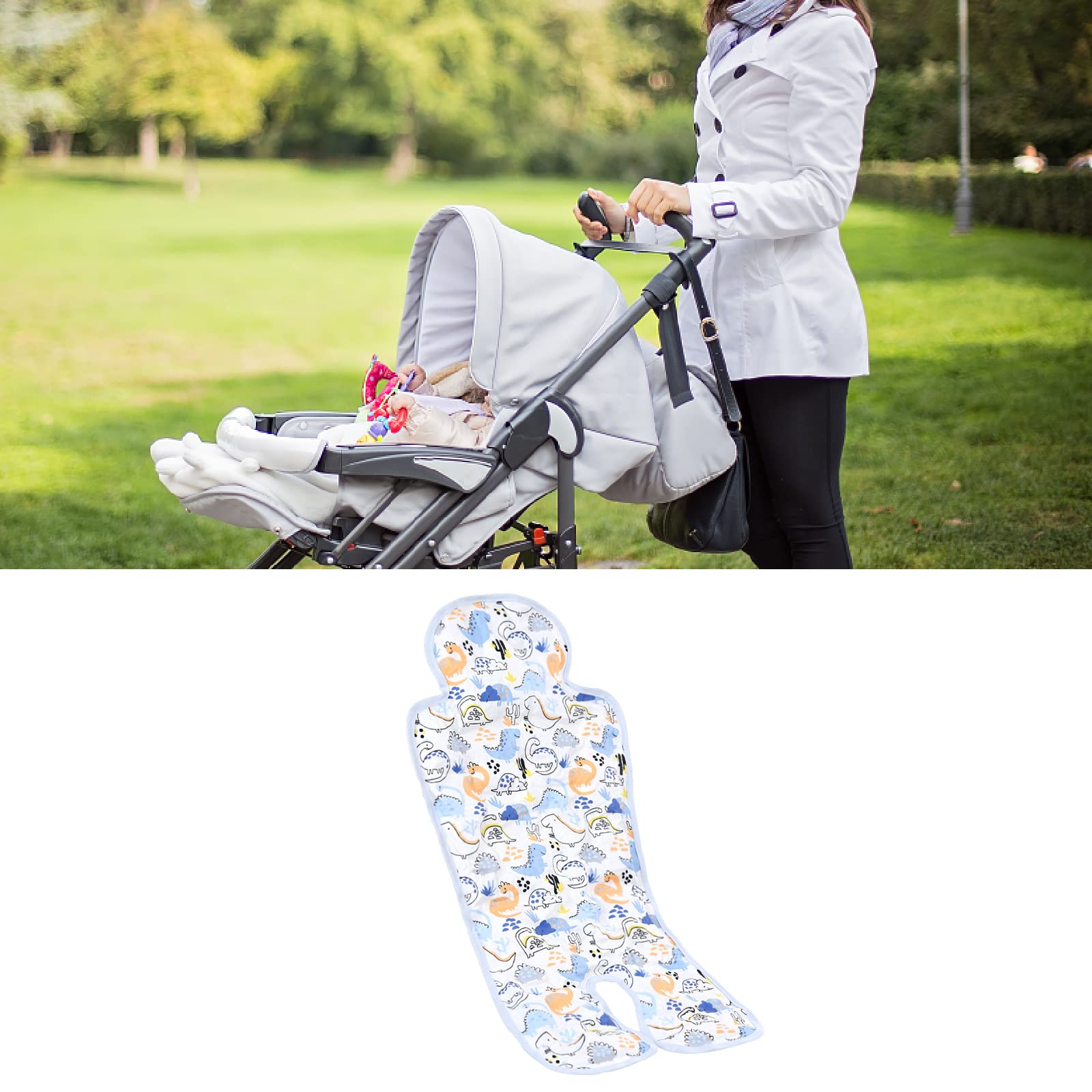Baby Car Seat Cooler Pad - Summer Cooling Cushion for Car Seats & Strollers (26.8