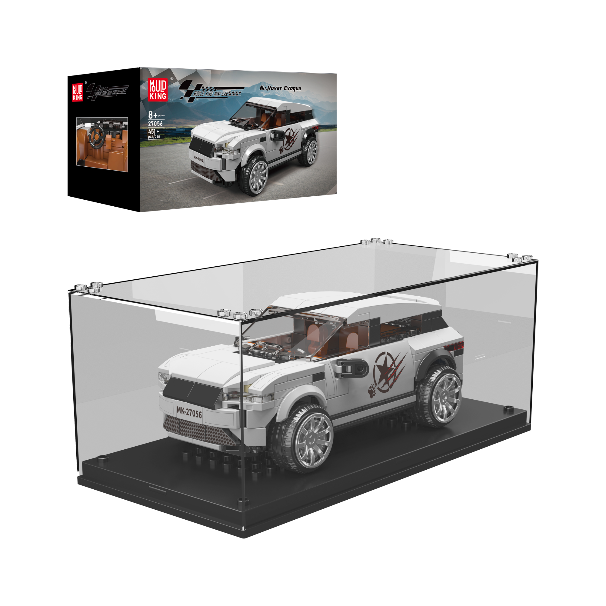 Mould King 27056 Evoque SUV Car Building Set - 402 Piece Model Kit for Adults & Kids | Perfect for STEM Learning, Creative Play & Collector Display