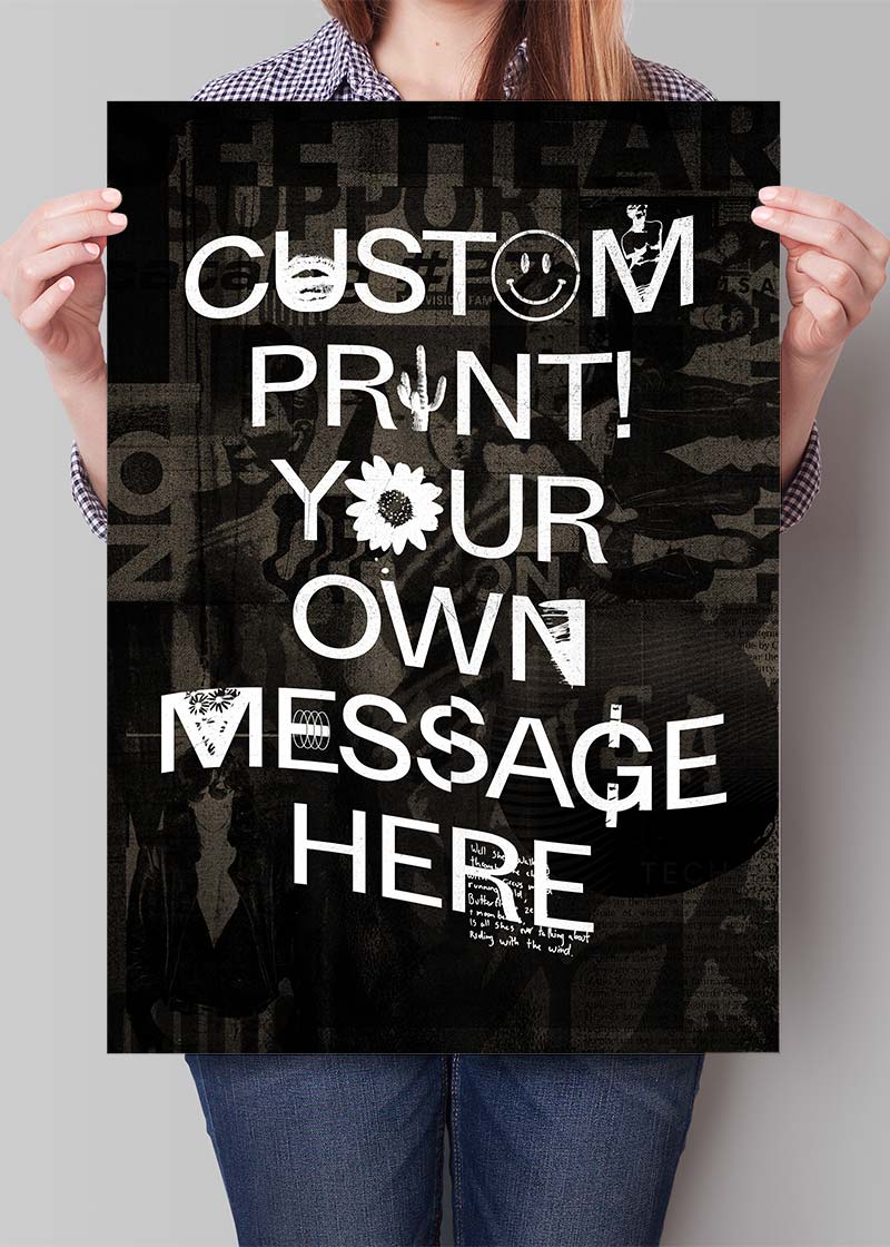 Custom Punk Style Letters Print - Edgy Alphabet Designs for DIY Crafts, T-Shirts & Home Decor | Perfect for Punk Fashion, Streetwear & Unique Gifts