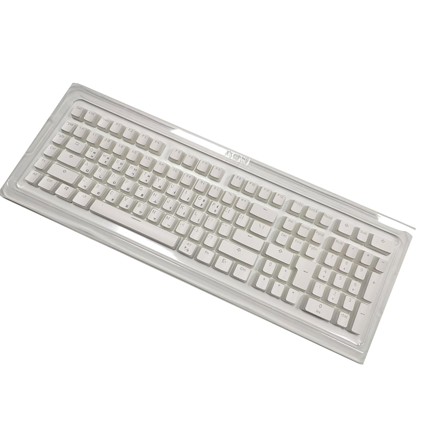 Premium 117-Key Korean & Russian PBT Doubleshot Pudding Keycaps - Backlit Mechanical Keyboard Keycap Set for Gaming & Typing - Compatible with Cherry MX & Other Switches - Perfect for Esports, Office & Custom Builds