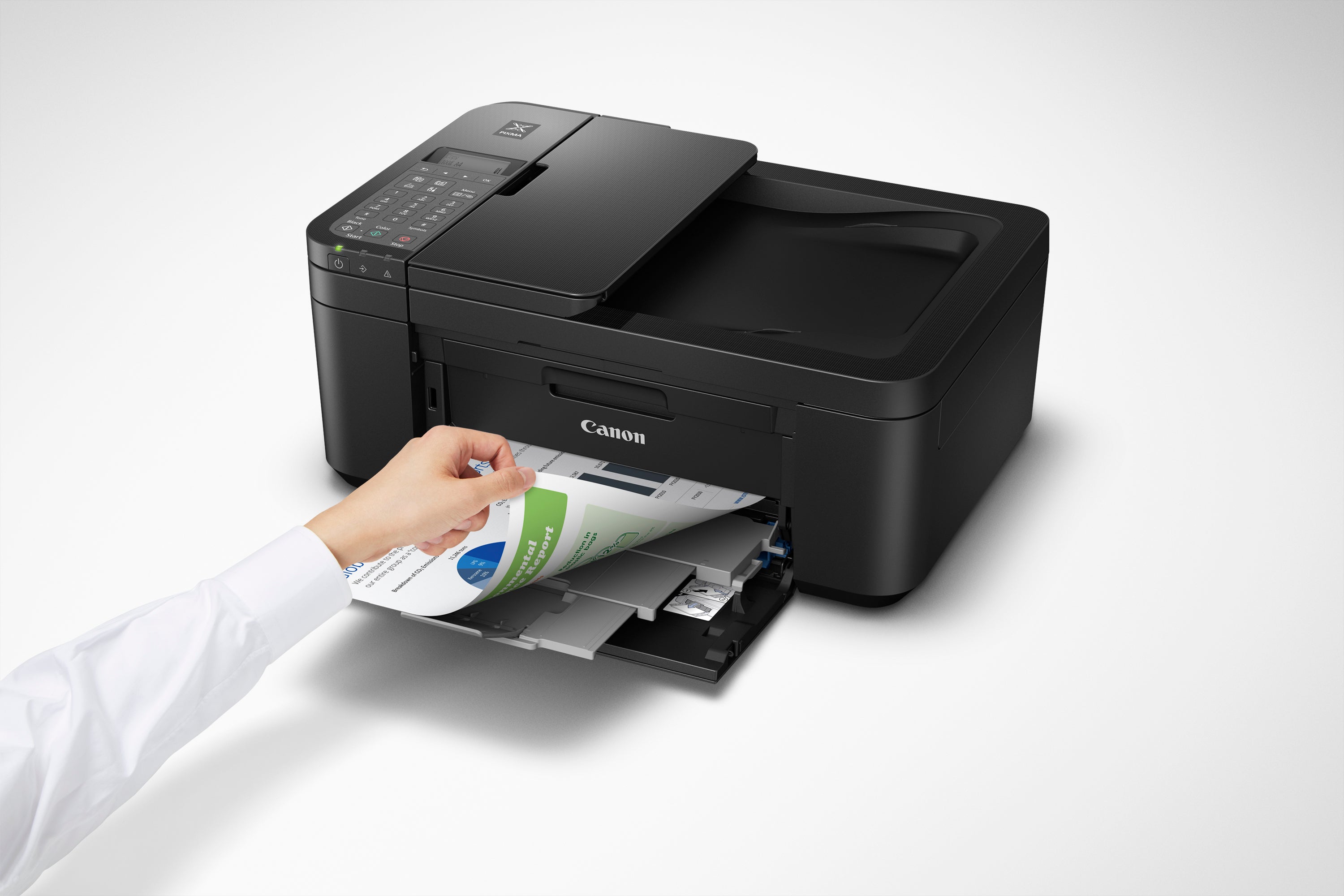 Canon PIXMA TR4670 Compact All-in-One Printer with Fax - Ideal for Home Office, Small Business & Remote Work Printing Needs