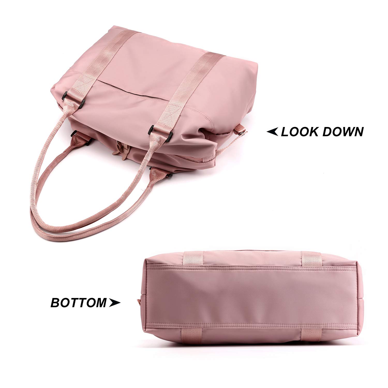 Forestfish Women's Duffle Tote Bag - Stylish Weekender Travel Bag with Trolley Sleeve - Perfect for Gym, Work, Weekend Getaways & Airplane Carry-On