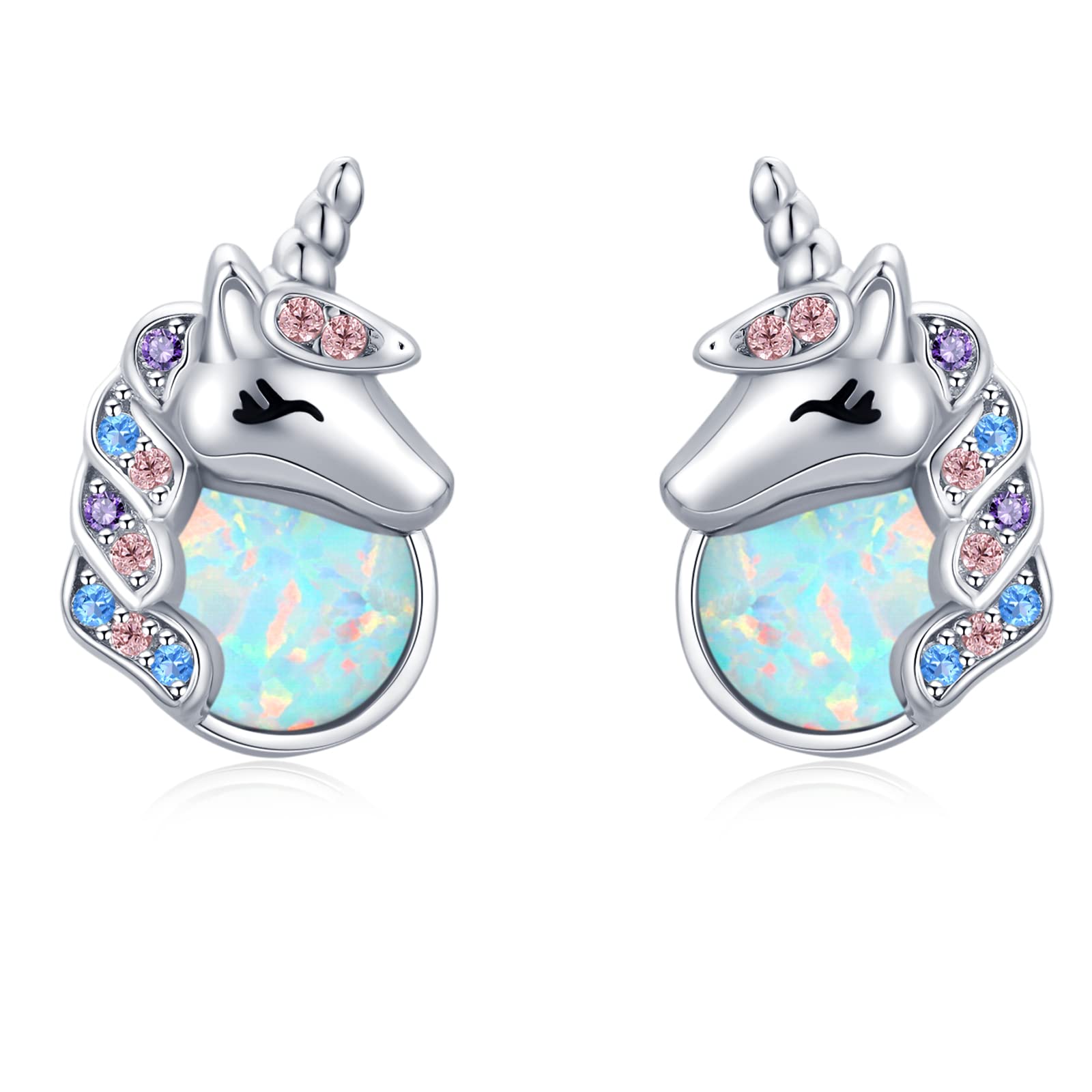 PRAYMOS 925 Sterling Silver Cute Animal Stud Earrings for Women - Hypoallergenic Nickel-Free Jewelry for Sensitive Ears - Perfect for Everyday Wear, Gifts & Special Occasions