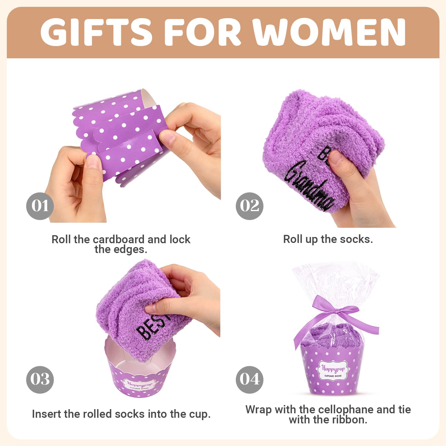 HappyPop Thoughtful Gifts for Women - Birthday, Anniversary, Mother's Day Presents for Sister, Daughter, Aunt & Mother-in-Law | Perfect for Holidays, Special Occasions & Just Because Gifts